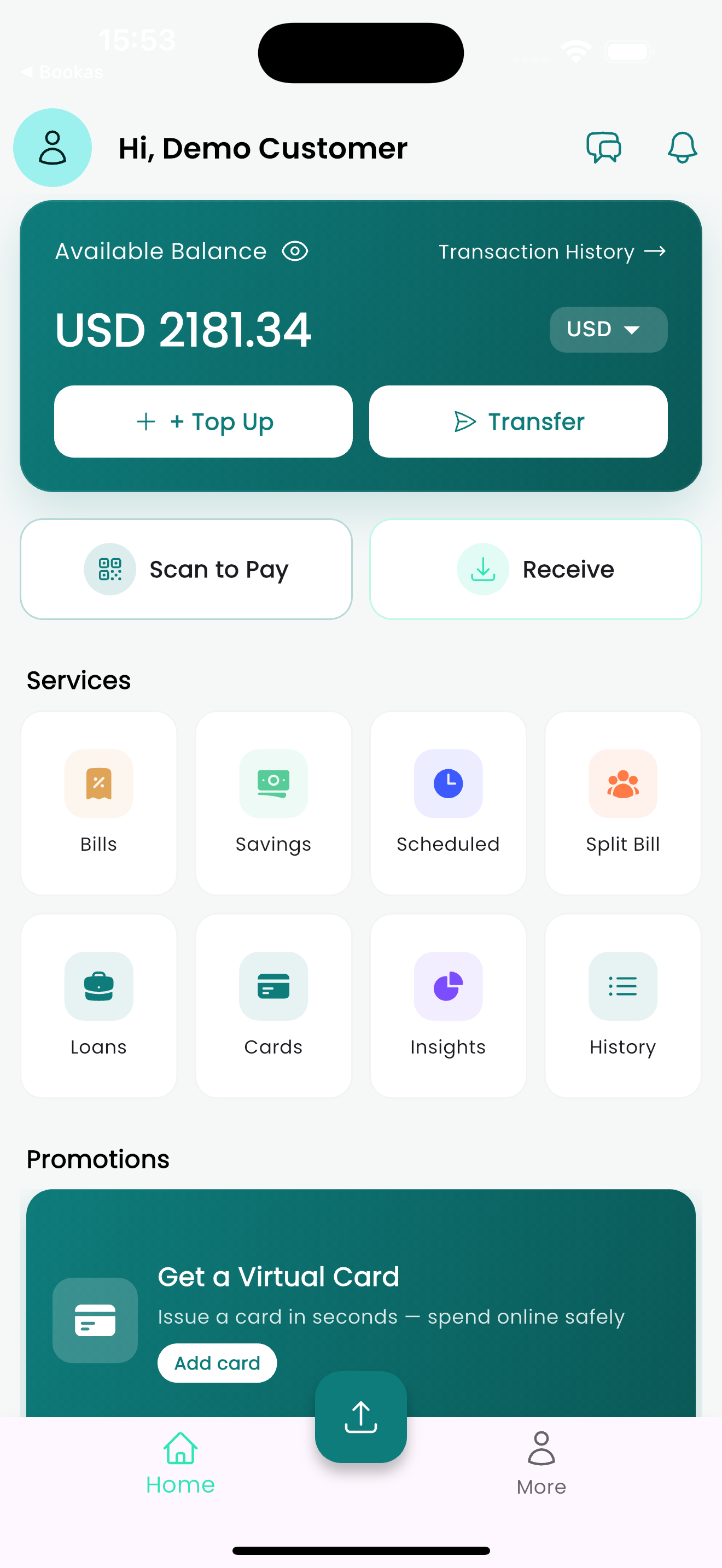 FlashBank Pro mobile banking app